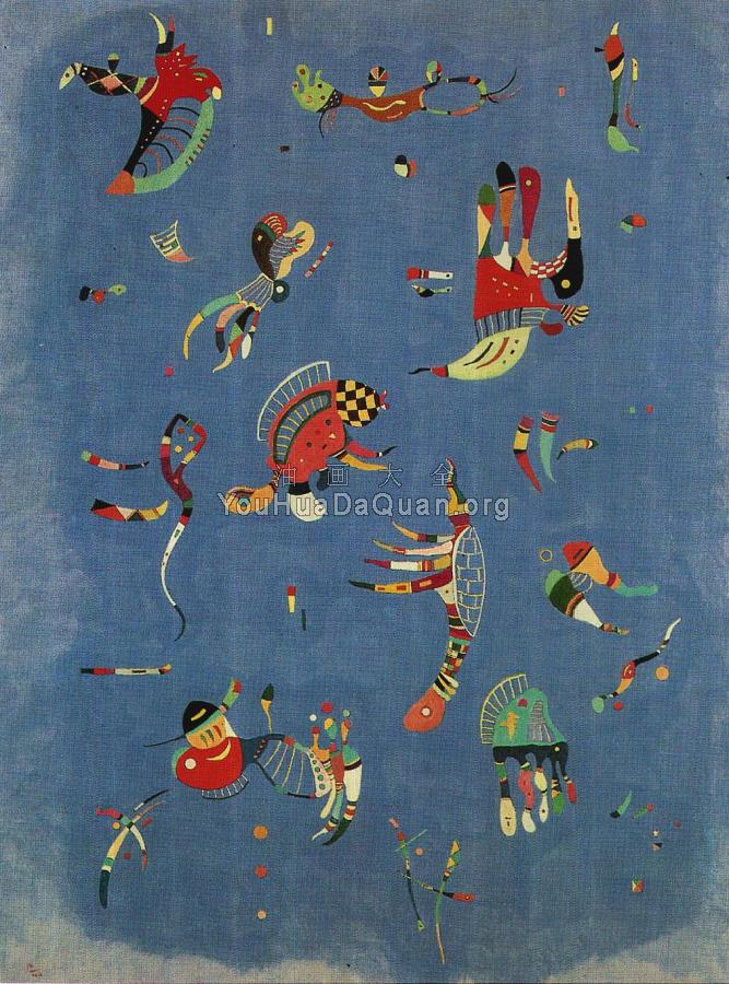 Azul celeste - 瓦西里·康丁斯基